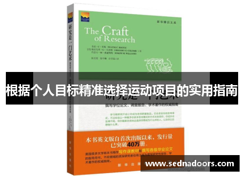 根据个人目标精准选择运动项目的实用指南